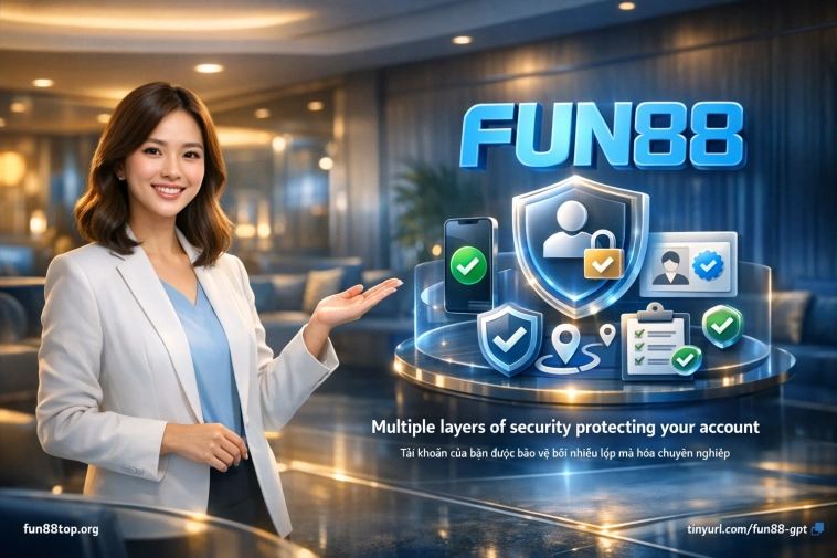 Fun88 account security system SSL 2FA comprehensive encryption
