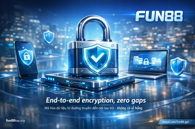 SSL AES-256 encryption protecting Fun88 user data ISO standard