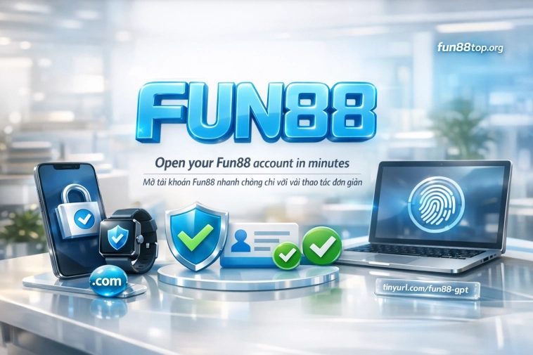 mở tài khoản Fun88 qua website và app mobile hướng dẫn đăng ký